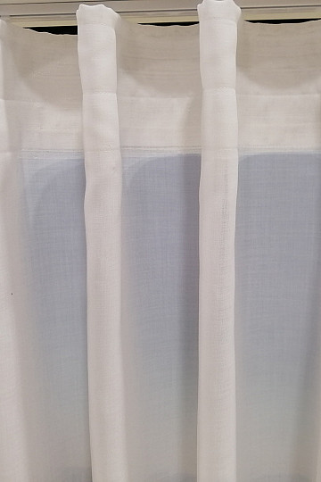Gathering ribbon ERFALTE on the curtain 9 cm, 1:1,5