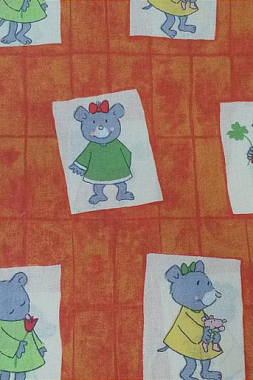 Children decorative fabric MICE