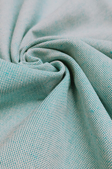 Decorative fabric LINEN PASTEL turquoise 69
