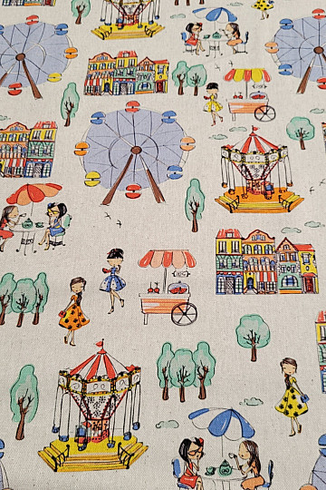 Decorative fabric SUMMER digital print