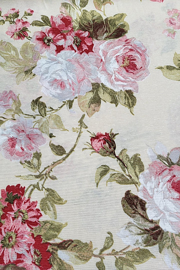 Decorative fabric ROSES ELIANA large