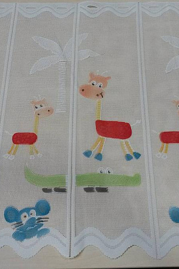 Children brise-bise curtain ANIMALS