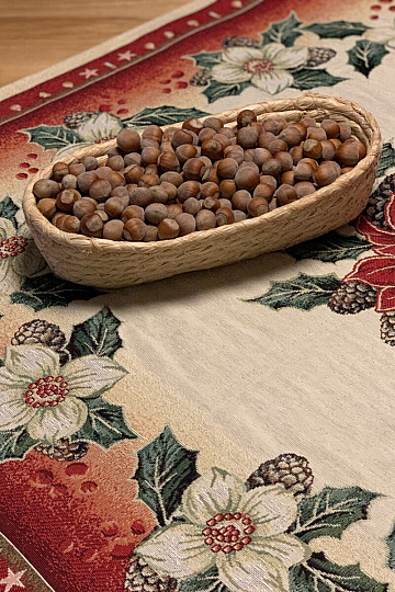 Tapestry tablecloth Christmas rose DIBAR