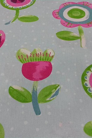 Children cotton fabric Tulips