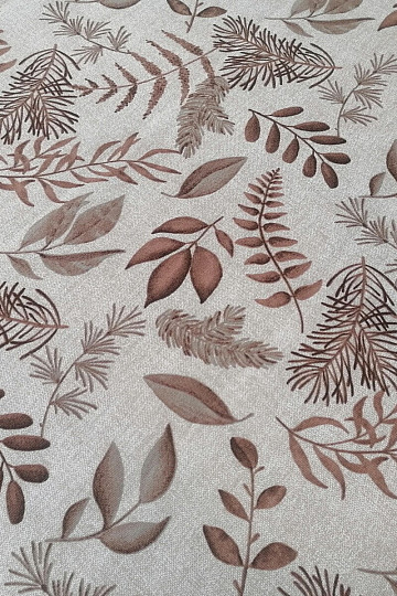 Decorative fabric FERN BROWN