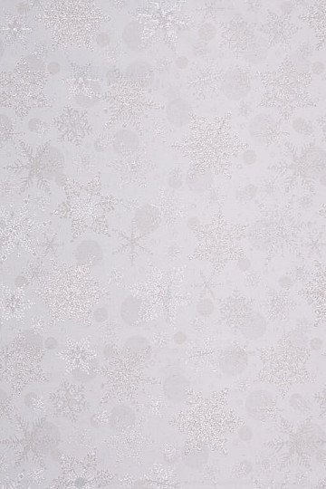 Jacquard deco SNOWFLAKES II. silver