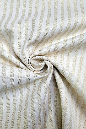 Decorative jacquard fabric STRIPES gold