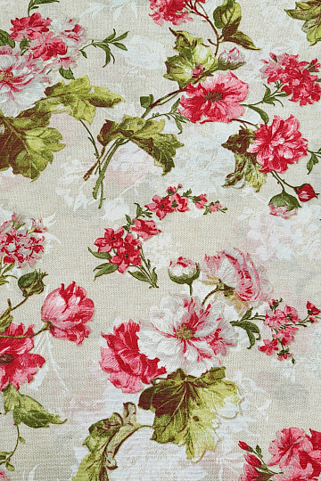 Decorative fabric HORTENSE LEONE beig