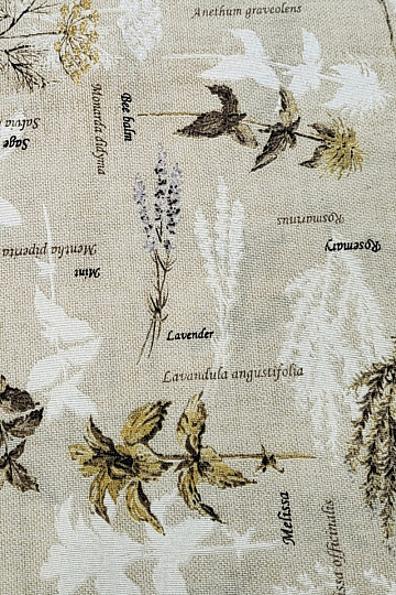 Decorative fabric BOTANICO brown