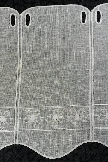 Brise-bise Curtain flowers 11383 cream