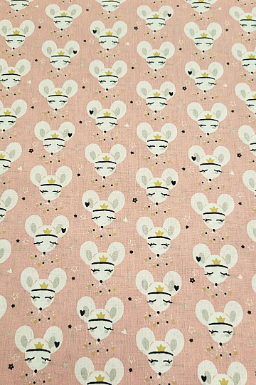 Cotton fabric MICE