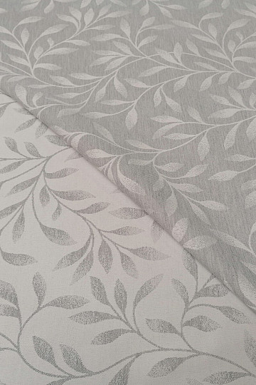 Jacquard deco NIGHT LEAFS Grey