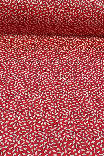 Cotton fabric STILI red