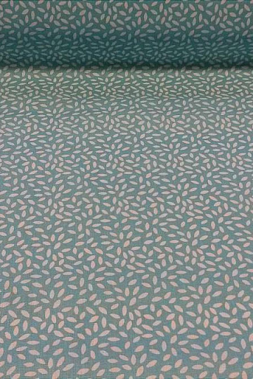 Cotton fabric STILI turquoise