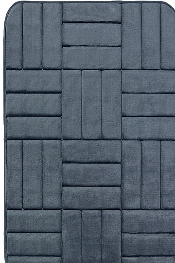 bathroom rug 667 dark grey