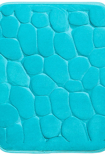 Bathroom mat TILES TURQUOISE
