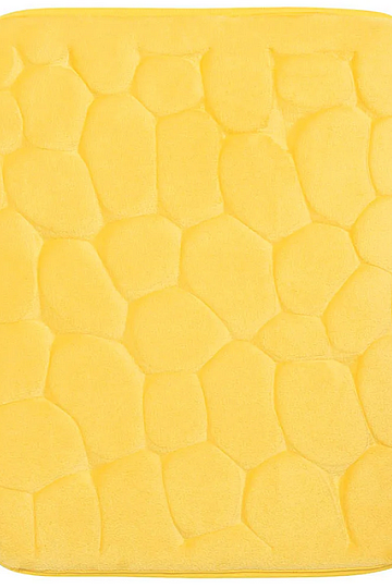 Bathroom mat TILES YELLOW