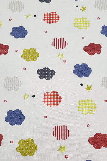 Children&#39;s decorative fabric CLOUDS