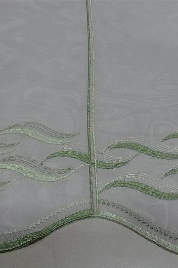 Modern short Curtain green
