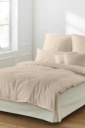 IRISETTE luxury cotton satin Paris beige
