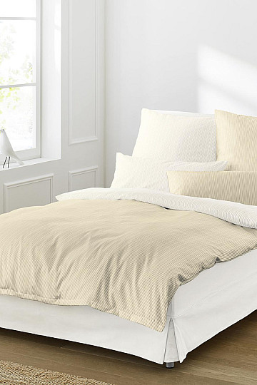 Luxury satin bedding LINEA 8021-80 cream