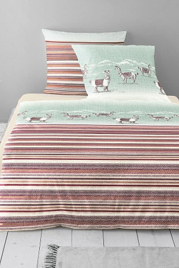Luxurious flannel bed linen IRISETTE FEEL 8115-60