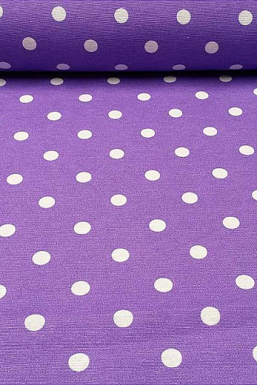 Decorative fabric polka dot NEO purple 302