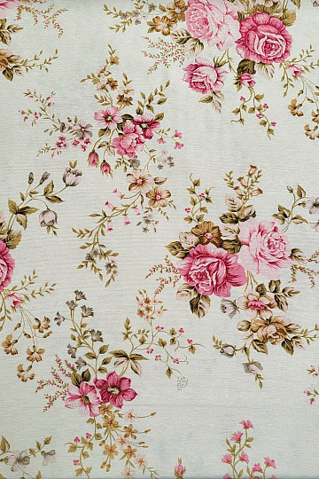 Decorative fabric ROSE RAKEL cream
