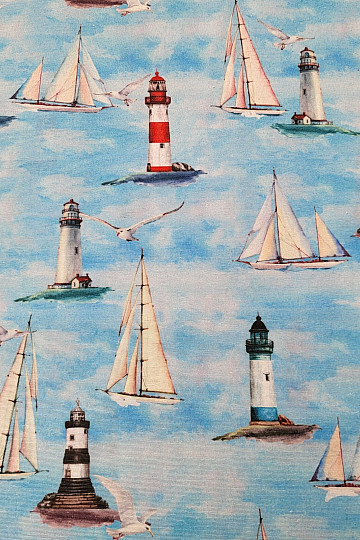 Decorative fabric BERMEO LIGHTHOUSE 101