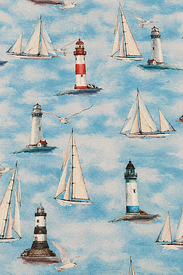 Decorative fabric BERMEO LIGHTHOUSE 101