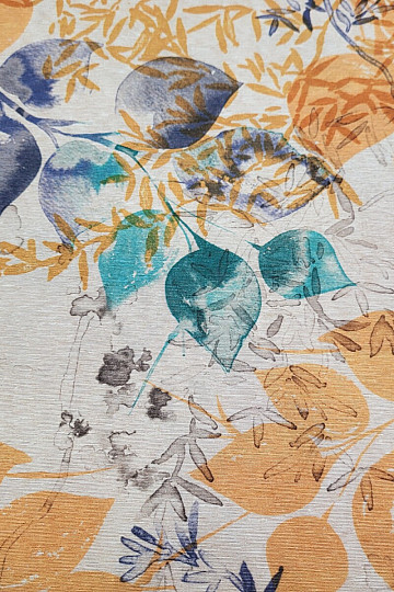Decorative fabric GAIA leaves 601