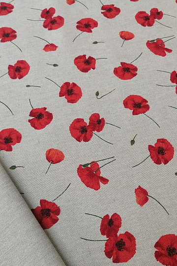 Decorative fabric POPPY