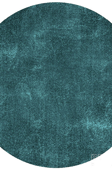 Round carpet SHAGGY GALA turquoise