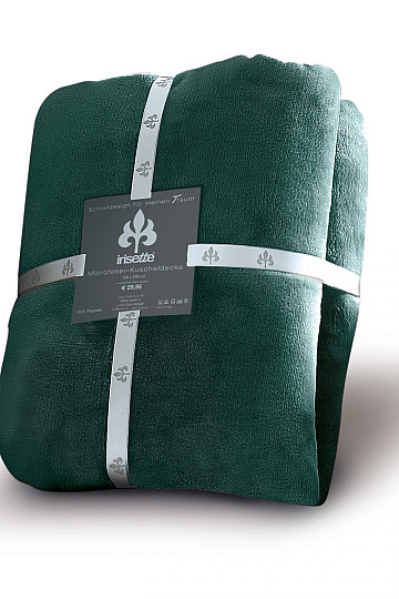 Soft blanket RELAX 32 DARK GREEN