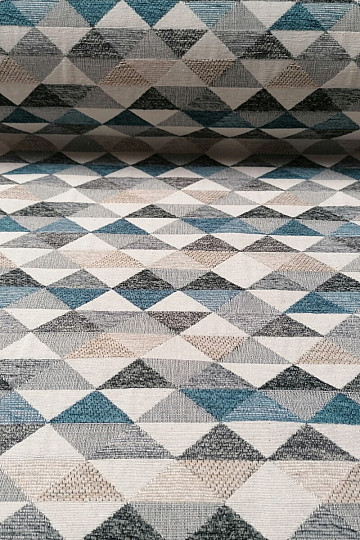 Upholstery Fabric  LUSA triangl kerosene