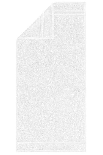 Luxury towel and bath towel MANHATTAN GOLD 001 white