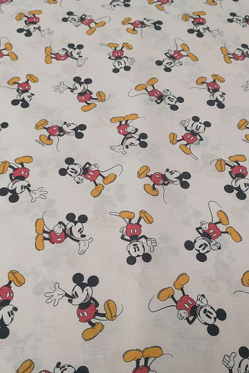 Cotton fabric MICKEY MOUSE