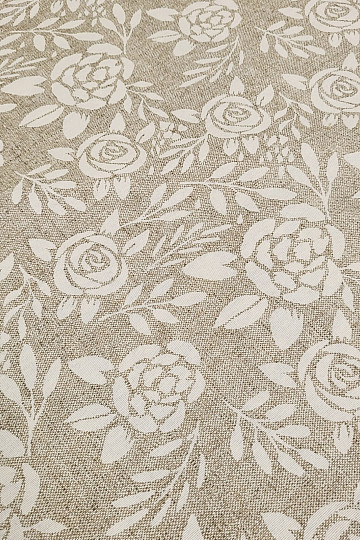 Decorative fabric ROSES creamy