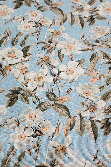 Decorative fabric LEIRE turquoise