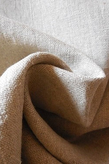 Linen fabric VERONE uni natur