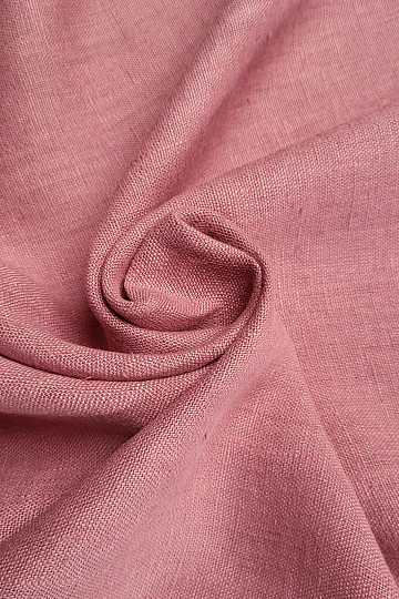 Linen fabric VERONE uni purple