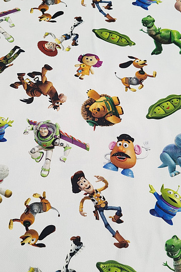 Childrens decorative fabric TOY STORY large