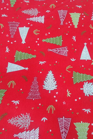 Christmas decorative fabric TREES