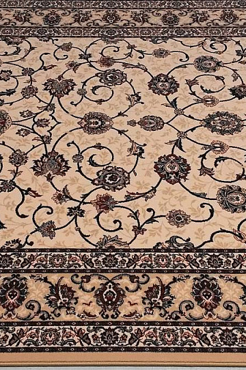 Classic woolen carpet ORIENT cream blue