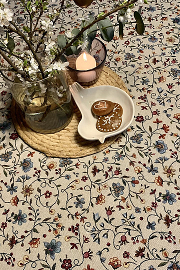 Tapestry tablecloth flowers JURKOVIČ - SMALL FLOWERS