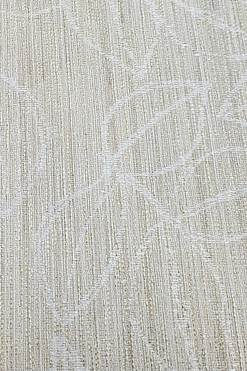 Decorative fabric FLORENTI leaves creamy