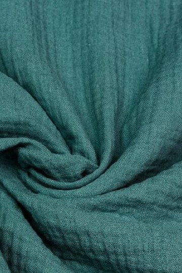 Cotton fabric GAUZE eucalypt