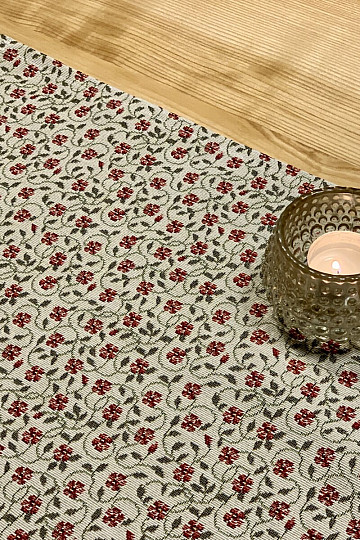 Tapestry tablecloth, shawl Vintage flowers