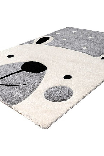 Children carpet AMIGO 323 Bear grey