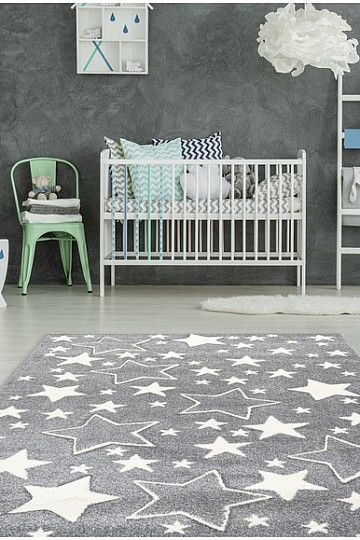 Children's rug AMIGO 329 STARS - GRAY